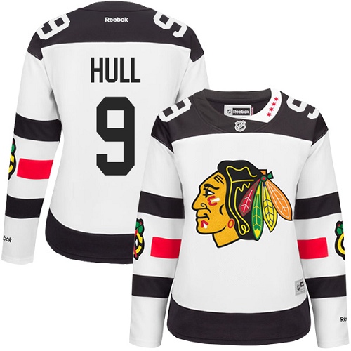 Women's Reebok Chicago Blackhawks #9 Bobby Hull Premier White 2016 Stadium Series NHL Jersey Women's Reebok Chicago Blackhawks #9 Bobby Hull Premier White 2016 Stadium Series NHL Jersey